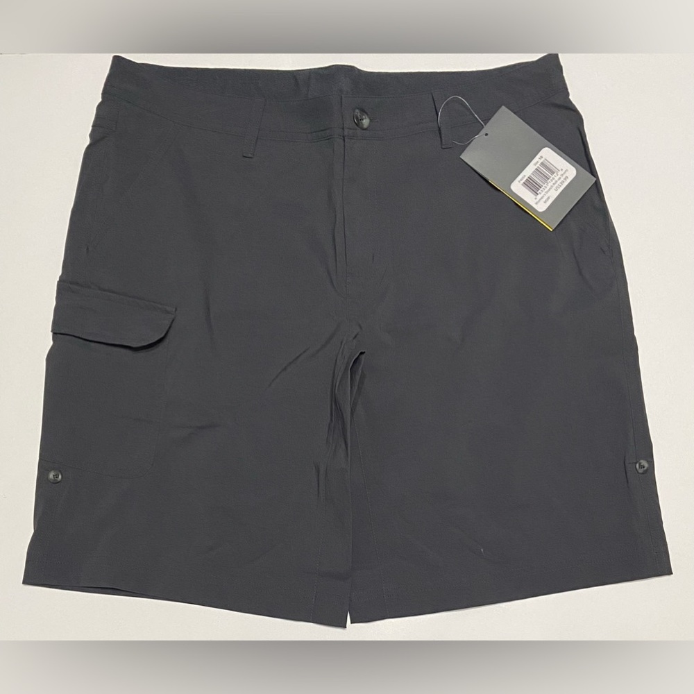 Solstice Apparel Women's Stretch Roll Up Short Gray Size 10